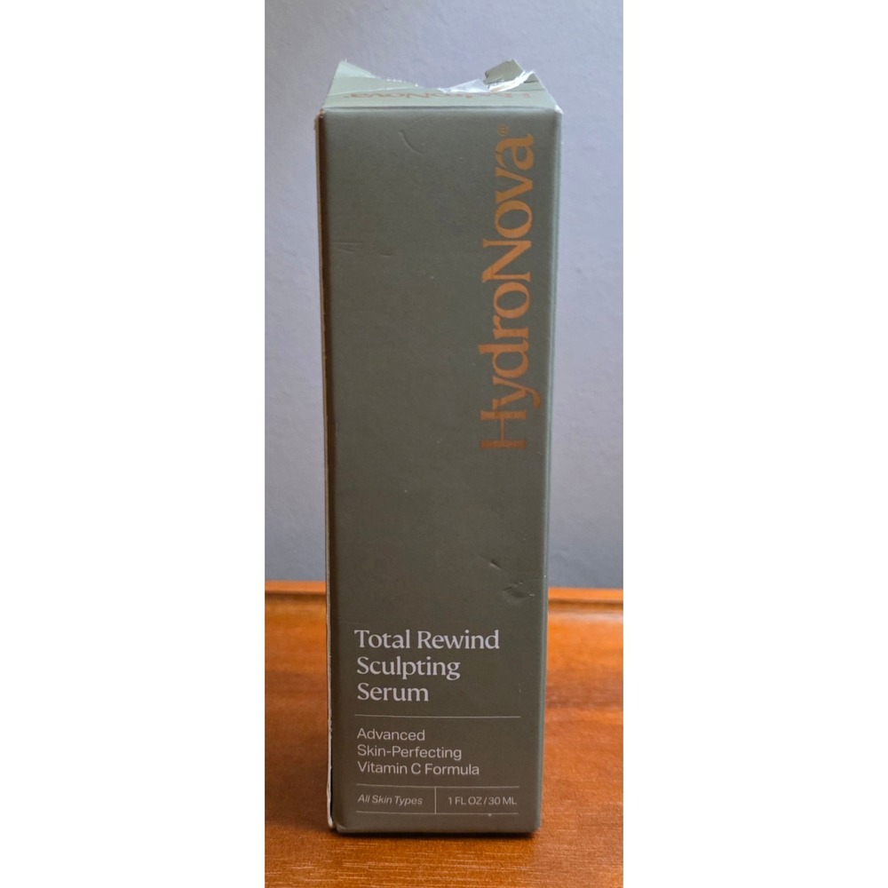 HydroNova Total Rewind Sculpting Serum 1oz Vit C Niacinamide Hyaluronic Acid NEW